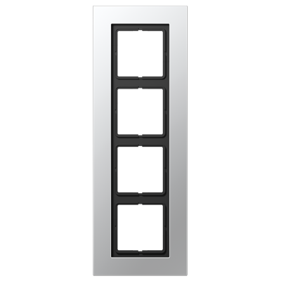 JUNG LS plus Алюминий Рамка 4-ая LSP984AL