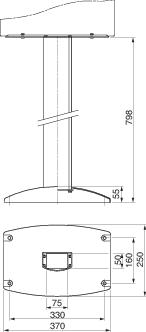 Купить SE Sarel Стойка монтажная В 800 NSYCOCN80
