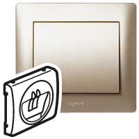Legrand Galea Life Титан Накладка аудиорозетки 1-ой 771400