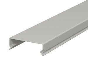 Купить OBO Bettermann Крышка кабель-канала LK4 80 мм, ПВХ, серый 6178488