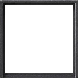 Gira System 55 Антрацит Адаптерная рамка для приборов с накладкой 50*50 мм 028228