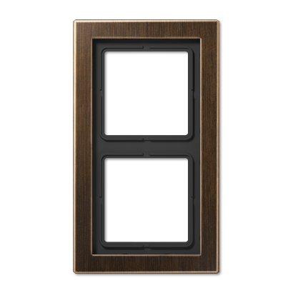 JUNG Античная латунь рамка 2-постовая MED2982AT