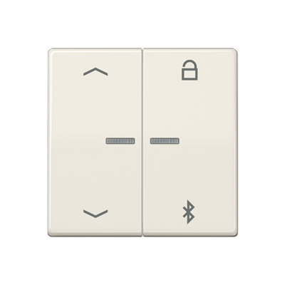 JUNG Таймер универсальный Bluetooth «стрелки», слоновая кость AS1751PBT