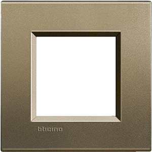 BT LL Коричневый шелк Рамка прямоугольная, 2 мод LNA4802SQ