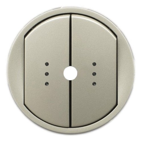 Купить Legrand Celiane Титан Накладка выключателя 2-кл с ДУ с индикатором 068374