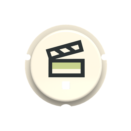 ABB Zenit SBS-N2BL Кнопка сцена free@home, белый 2CLA202630N1102