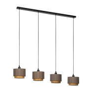 Eglo 390121 Подвесной светильник HL/4 E27 cappuccino/black 'MARCHENA'