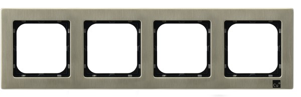 Ospel Sonata Медь (Новое серебро) Рамка 4-ая R-4RM/44