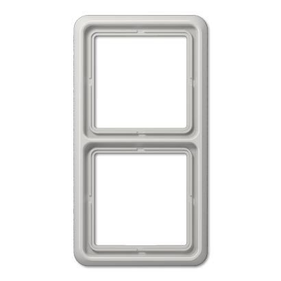JUNG CD 500 Светло-серая Рамка 2-ая CD582LG