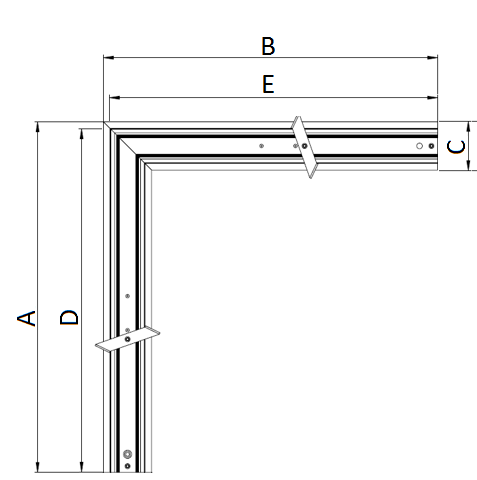 Купить СТ LINER/R DR LED 1200 TH W EM 4000K