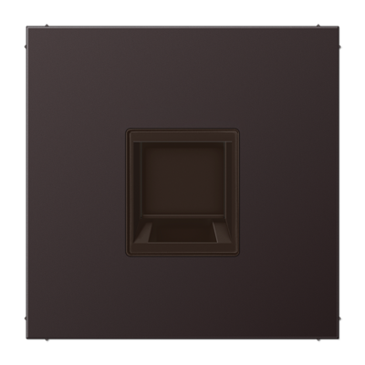 JUNG Плата (фиксация защёлкиванием) для одного модуля металл дарк AL1969-15WED