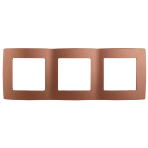 ЭРА 12-5003-14 Медь Рамка на 3 поста, 12