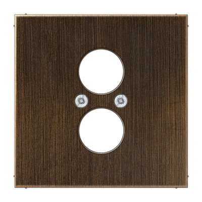 JUNG крышка для разъема акустических систем, латунь Antik ME2962-2AT