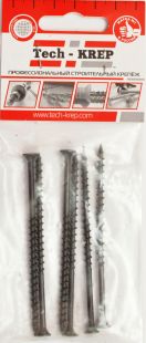 Купить Tech-Krep Саморез ШСГД 4,2х90 (6 шт) - пакет 103875