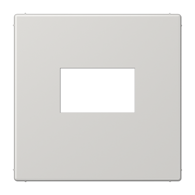 JUNG Плата для USB-зарядных устройств без видимого винта термопласт светло-серый LS1969USBLG