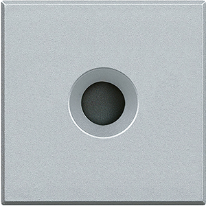 BT Axolute Алюминий Заглушка с выходом 9 мм, 2 коннектора HC4954