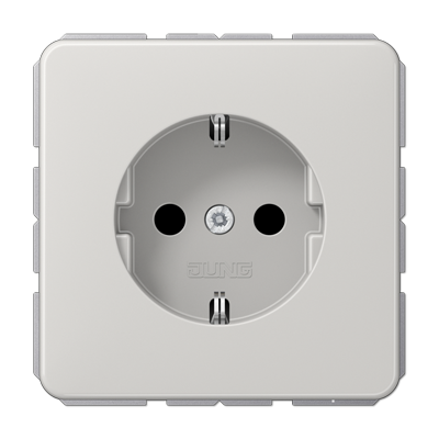 JUNG SCHUKO®-розетка 16 A / 250 B ~, светло-серая CD1521LG