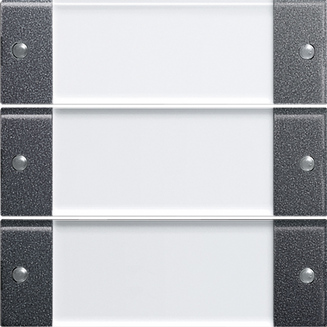Gira KNX S-55 Антрацит Комплект клавиш 3 шт. к сенс. выключателям Basis 511100,Komfort 513100 213328
