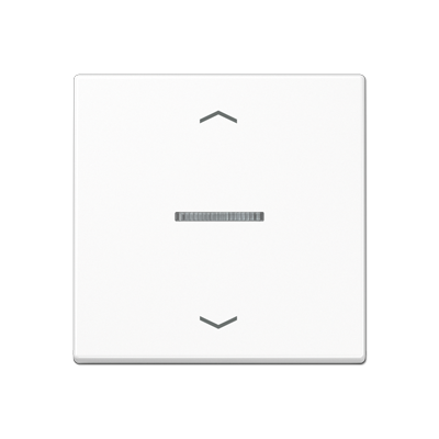 JUNG Клавиша для KNX кнопки, 1 группа, с окошком, символы стрелки термопласт белый A101KO5PBFWW