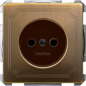 Купить SE Merten SD Античная латунь Механизм розетки 16А без з/к с/шт MTN2000-4143