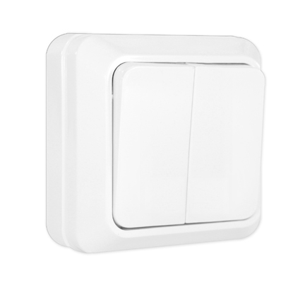 UNIVersal "Олимп" Выключатель Бел 2 кл. О0023