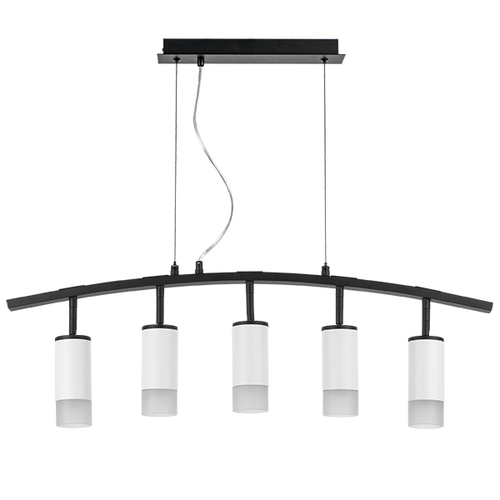 Lightstar LR7353651 Люстра RULLO 5х50W GU10 ЧЕРНЫЙ/БЕЛЫЙ (571735+214436-5+202431-5), шт