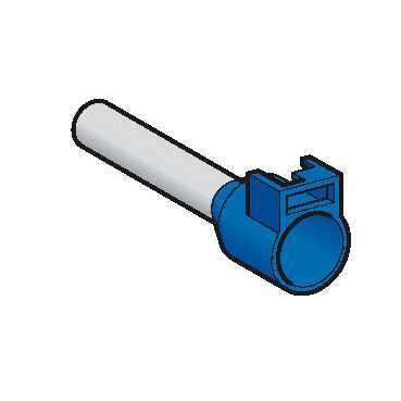 Купить SE Наконечник с возможностью крепления язычка для маркировки AR1SC03, средний р-р,50мм синий DZ5CA502D