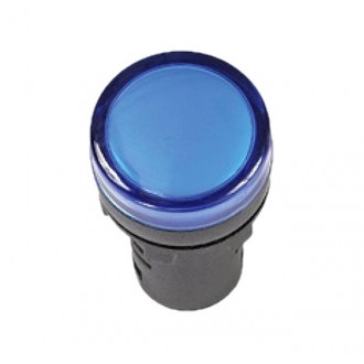 Купить IEK Лампа AD22DS(LED)матрица d22мм синий 24В AC/DC