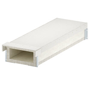 Купить OBO Bettermann Огнестойкий кабельный канал с крышкой IE90 105x260 мм 7215190