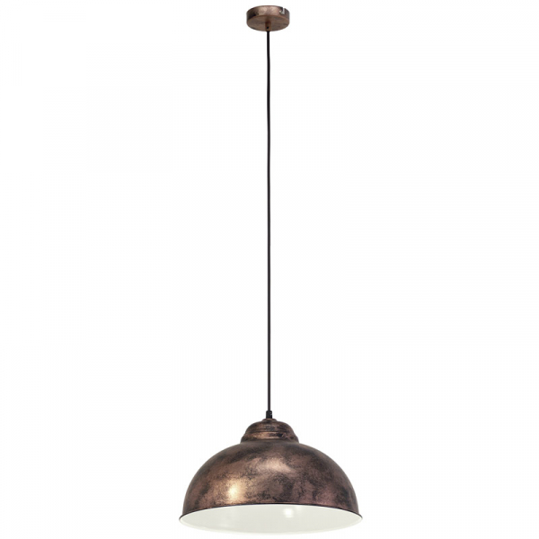 Eglo Подвес TRURO 2, 1х60W (E27), Ø370, H1100, сталь, медный состаренный 49248