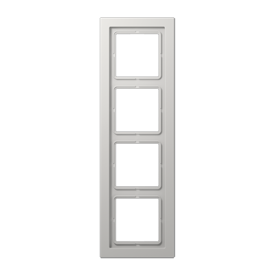 JUNG LSD Светло-серая (дуропласт) Рамка 4-ая LSD984LG