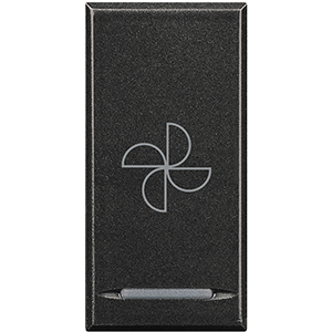 BT MH Axolute Антрацит Клавиша функциональная с симв вентилятор 1 мод HS4915BC