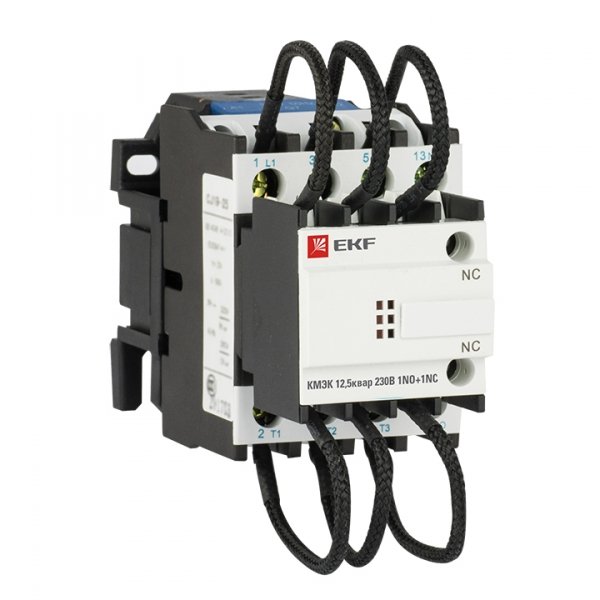 EKF PROxima Контактор для конденсатора КМЭК 12,5квар 230В 1NО+1NC