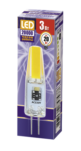 Купить Jazzway Лампа PLED-G4 COB 3W 240Lm 5500K 230В .2857477