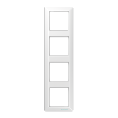 JUNG AS 500 Белая Рамка 4-ая антибактериальная ABAS584WW