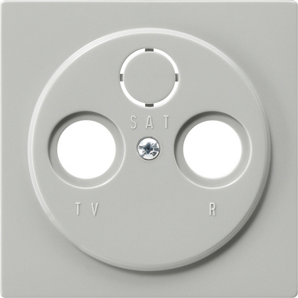 Gira S-Color Серый Накладка для коаксиальной антенной розетки 086942