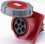 Купить DEKraft Розетка щитовая 435 3Р+РЕ+N 63А 380В IP67 РЩ-102