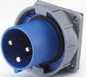 Купить DEKraft Вилка щитовая 633 2Р+РЕ 63А 220В IP67 ВЩ-102 26065DEK