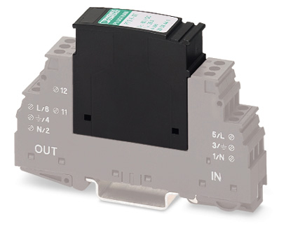 Phoenix Contact PT 2-F-ST Штекерный модуль для защиты от перенапр-й 2859000