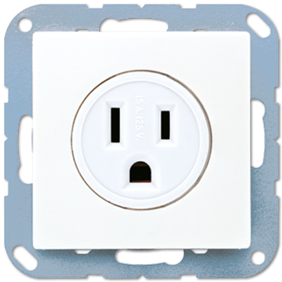 JUNG A 500 Белая Розетка системы US-NEMA 15А 125V A521-15WW