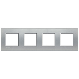 BT LL Алюминий Рамка прямоугольная, 4 поста LNA4802M4TE