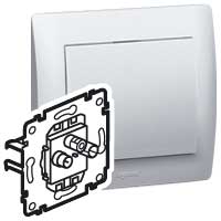 Legrand PRO 21 Мех Розетка TV-FM-SAT проходная 14 dB для Galea Life 775791