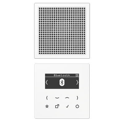 JUNG Цифровое радио DAB + с поддержкой Bluetooth, белый DABLS1BTWW