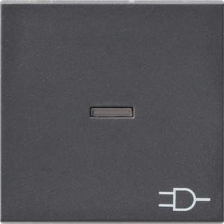 Gira Клавиша с подсветкой и символом "розетка" 020928