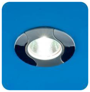 Купить Italmac Nautilus 51 0 23 Светильник встраиваемый MR16 1x50W GU5.3 хром/мат.хром/хром