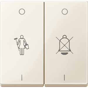 Купить SE Merten SM Беж Две клавиши с маркировкой «перечёркнутый звонок» и «горничная» (MTN432644)