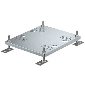 Купить OBO Bettermann Опора регулируемая HE60 для лючка UDHOME9, 245x256x15 мм (сталь) 7427444