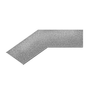 OSTEC Крышка к повороту 45 град. для лестничного лотка ЛКР 400, толщ. 1,0 мм, Сендзимир цинк