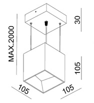 Купить Quest Light Светильник подвесной, белый, LED 9w 3000K 1120lm, IP20 SKY OK CD white/white