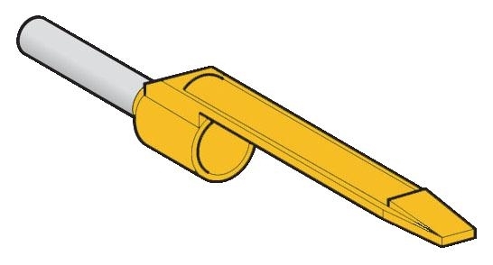 Купить SE Наконечник с язычком для маркировки AR1M*, средний р-р, 0,25мм желтый DZ5CA002